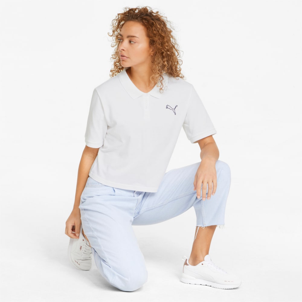 Зображення Puma Поло Off Court Women’s Polo Shirt #1: Puma White