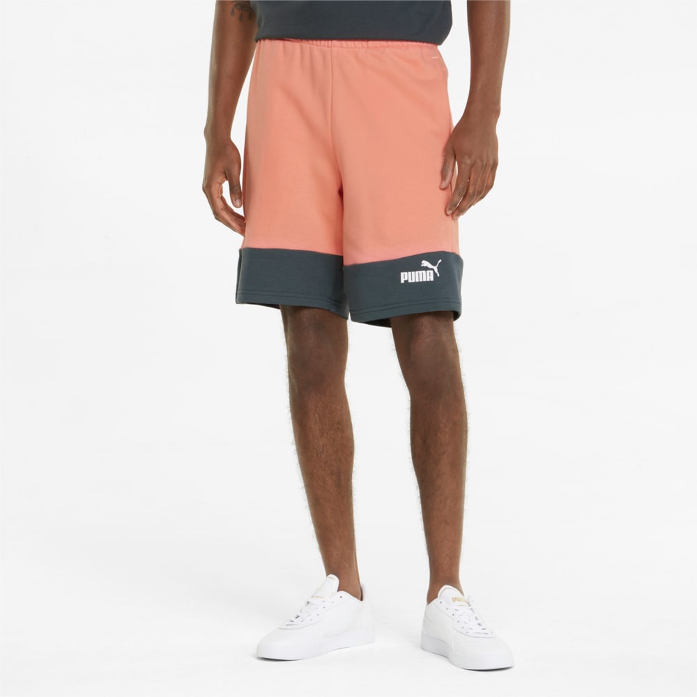 Зображення Puma Шорти Power Summer Colourblock Shorts Men #1: Peach Pink