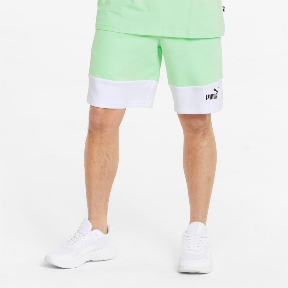 Изображение Puma Шорты Power Summer Colourblock Shorts Men #1: Paradise Green