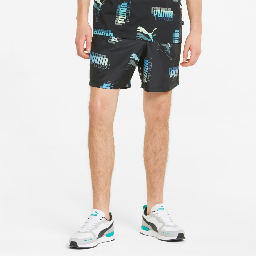 Зображення Puma Шорти Power Summer Printed Men’s Shorts #1: Puma Black