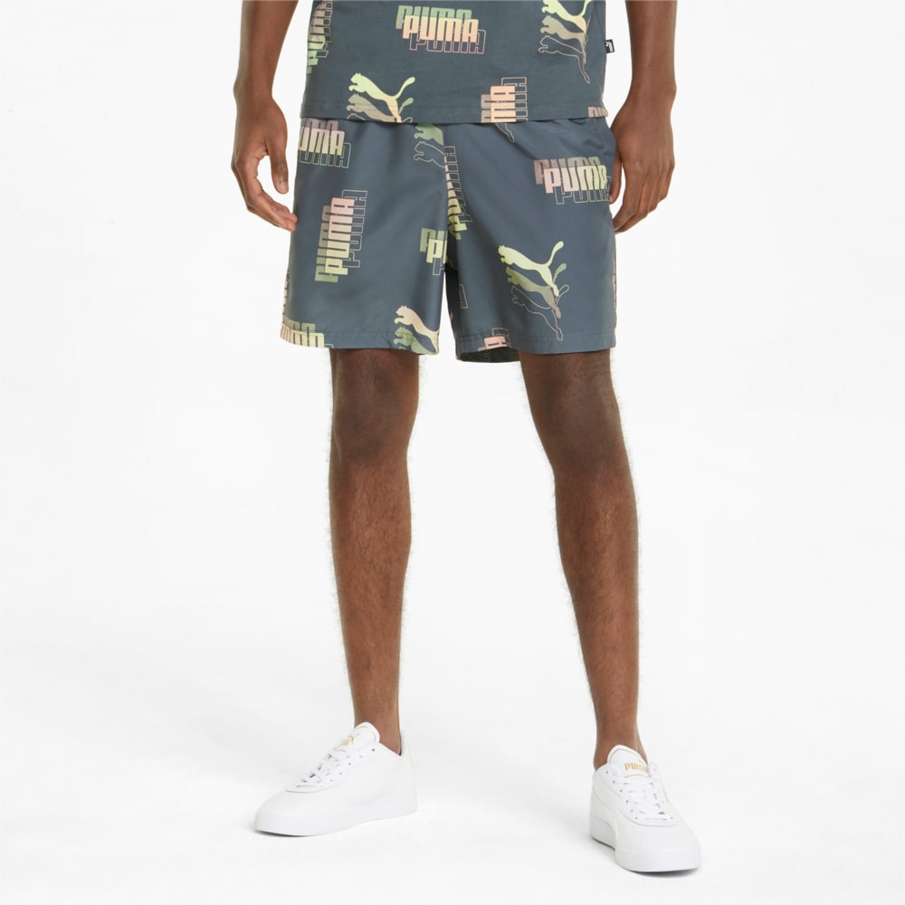 Зображення Puma Шорти Power Summer Printed Men’s Shorts #1: Dark Slate
