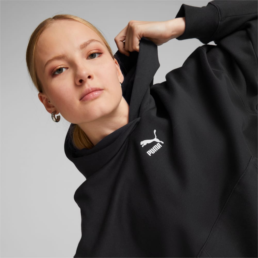 Зображення Puma Худі Classics Oversized Hoodie Women #2: Puma Black