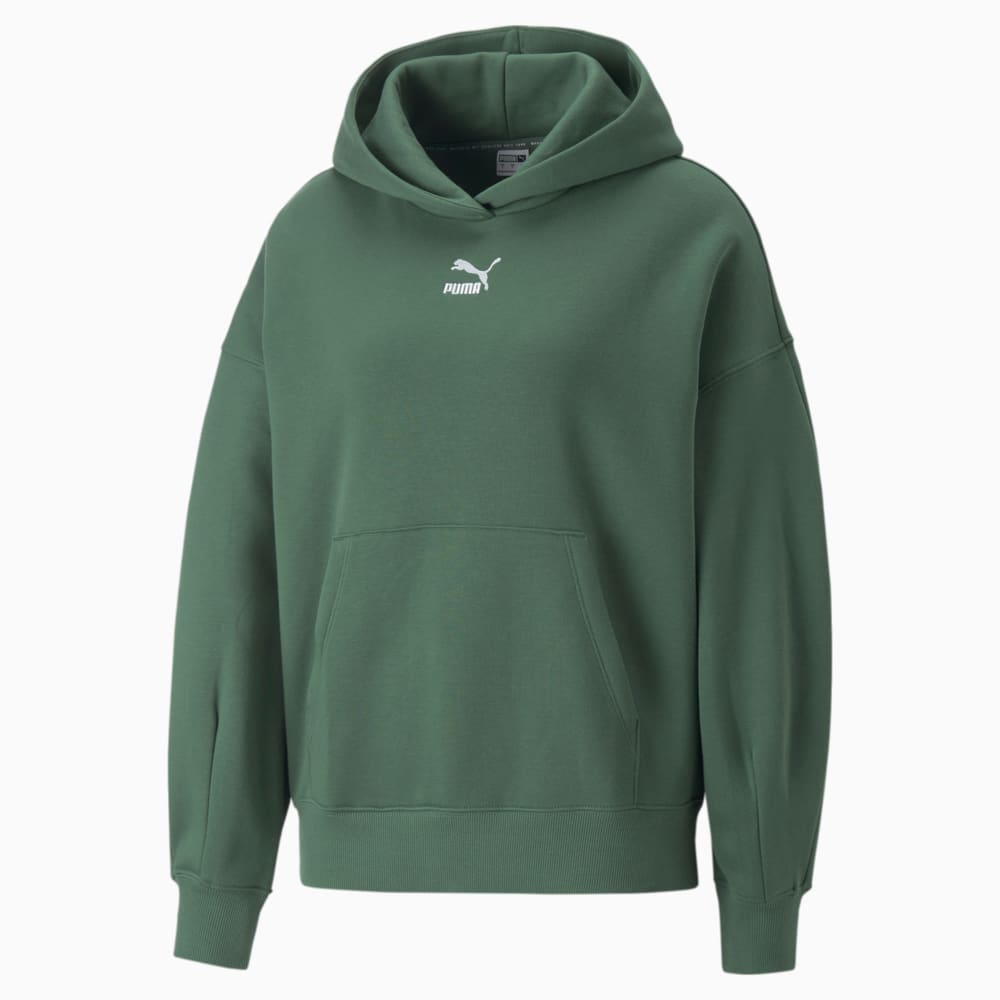 Green puma hoodie womens store