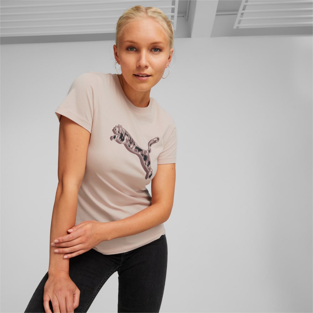 Зображення Puma Футболка Power Safari Short Sleeve Tee Women #1: Rose Quartz