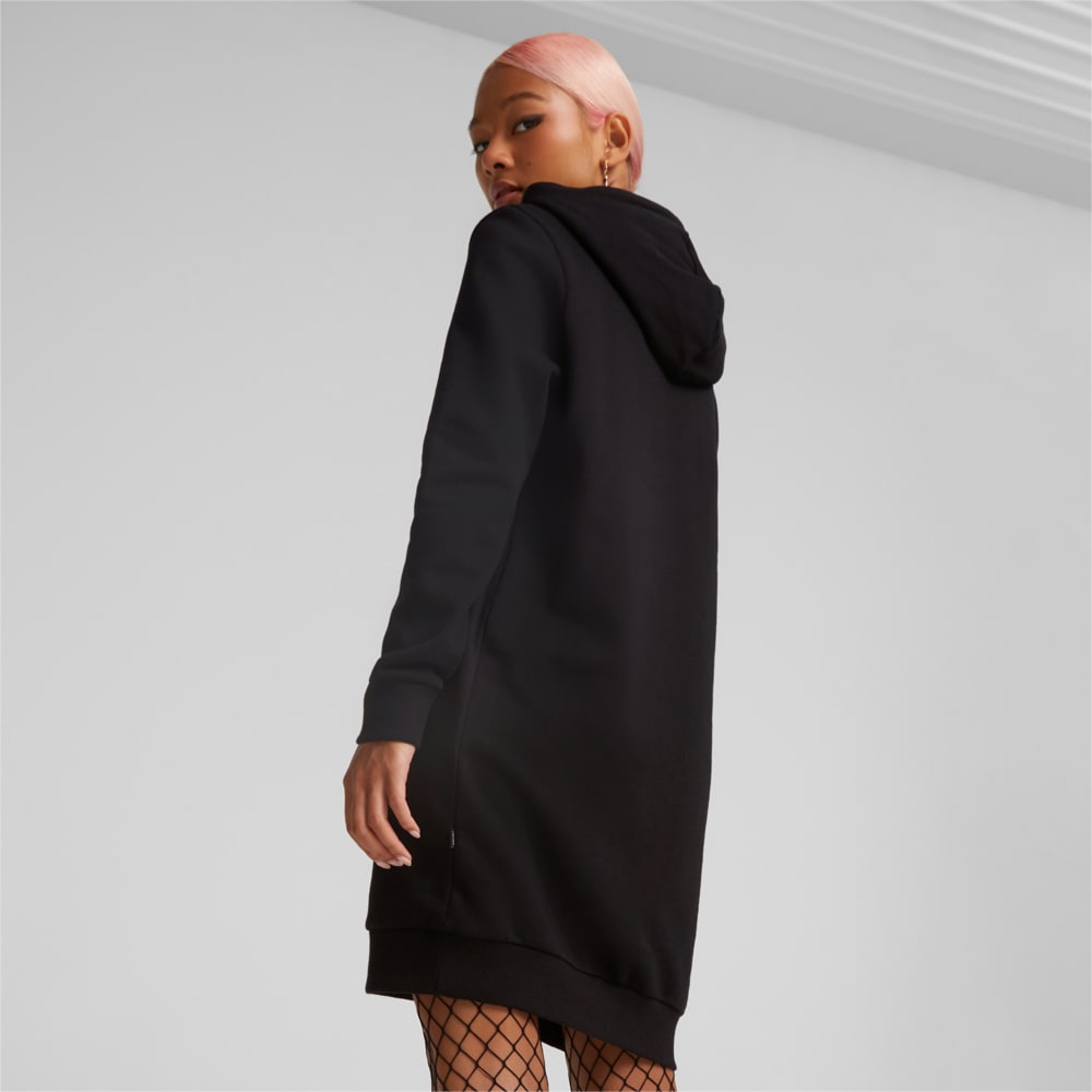 Изображение Puma Платье Essentials Logo Hooded Dress Women #2: Puma Black