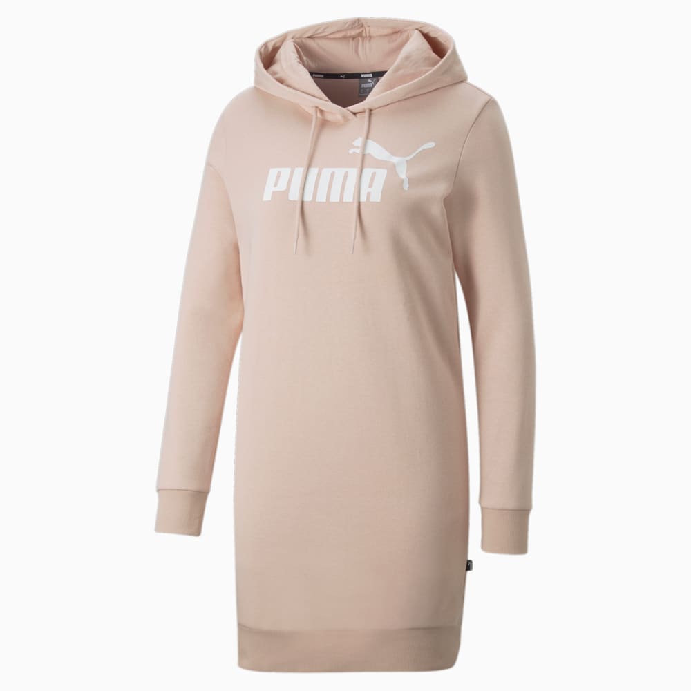 Essentials Logo Hooded Dress Women Rose Quartz Puma 671988 47