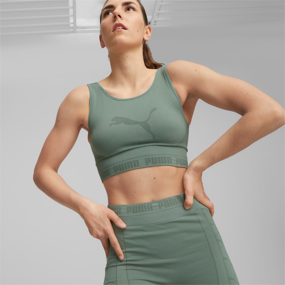 Зображення Puma Топ EVOKNIT Crop Top Women #1: Eucalyptus