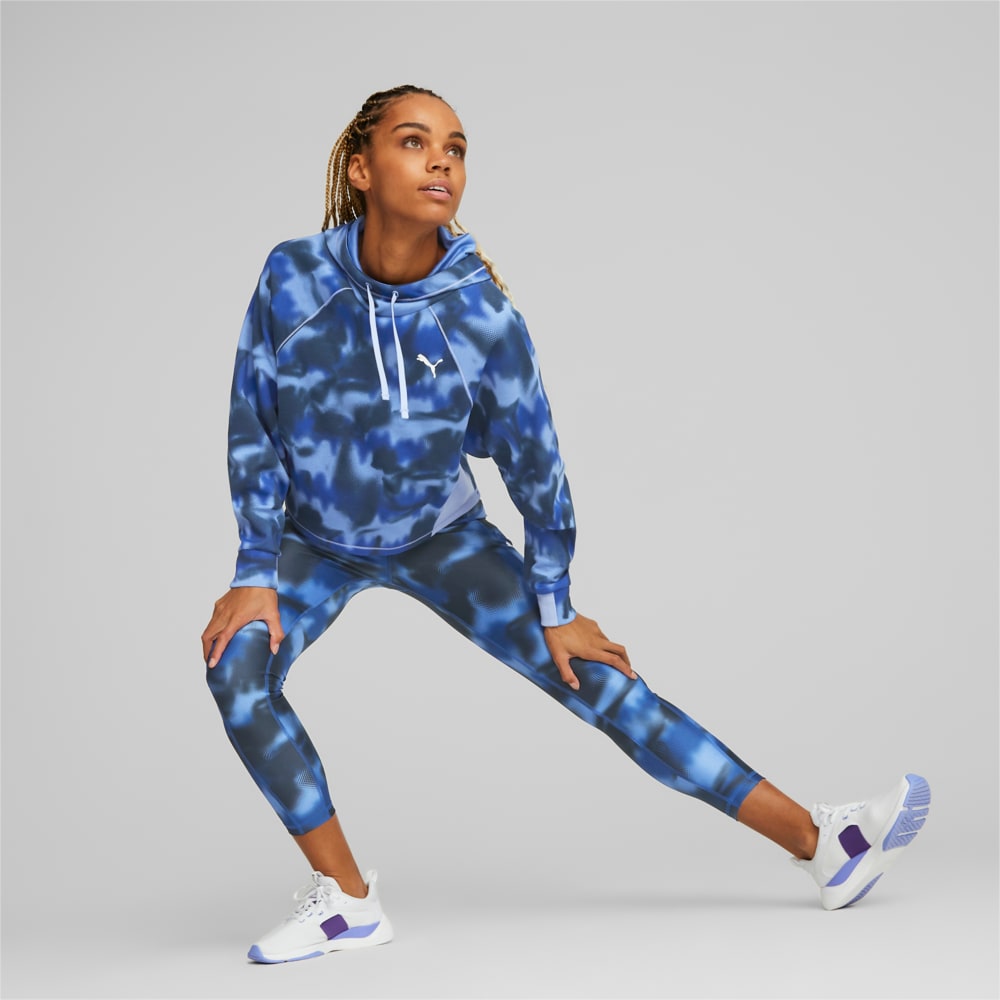 Modern Sports Printed 7/8 Leggings Women, Blue, Puma