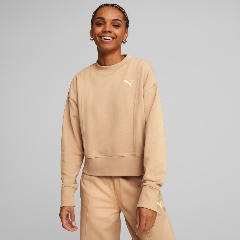 Изображение Puma Толстовка HER Crew Neck Sweatshirt Women #1: Dusty Tan