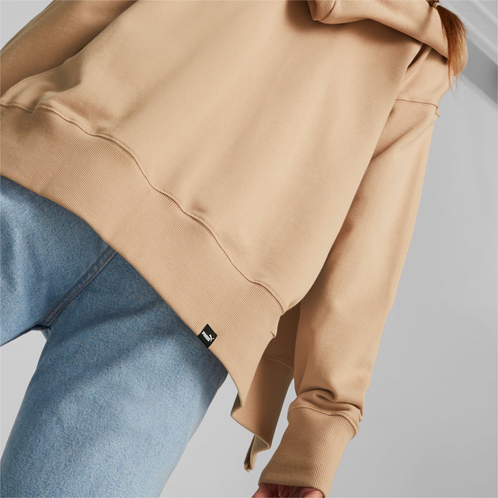 Изображение Puma Толстовка HER Full-Zip Hoodie Women #2: Dusty Tan