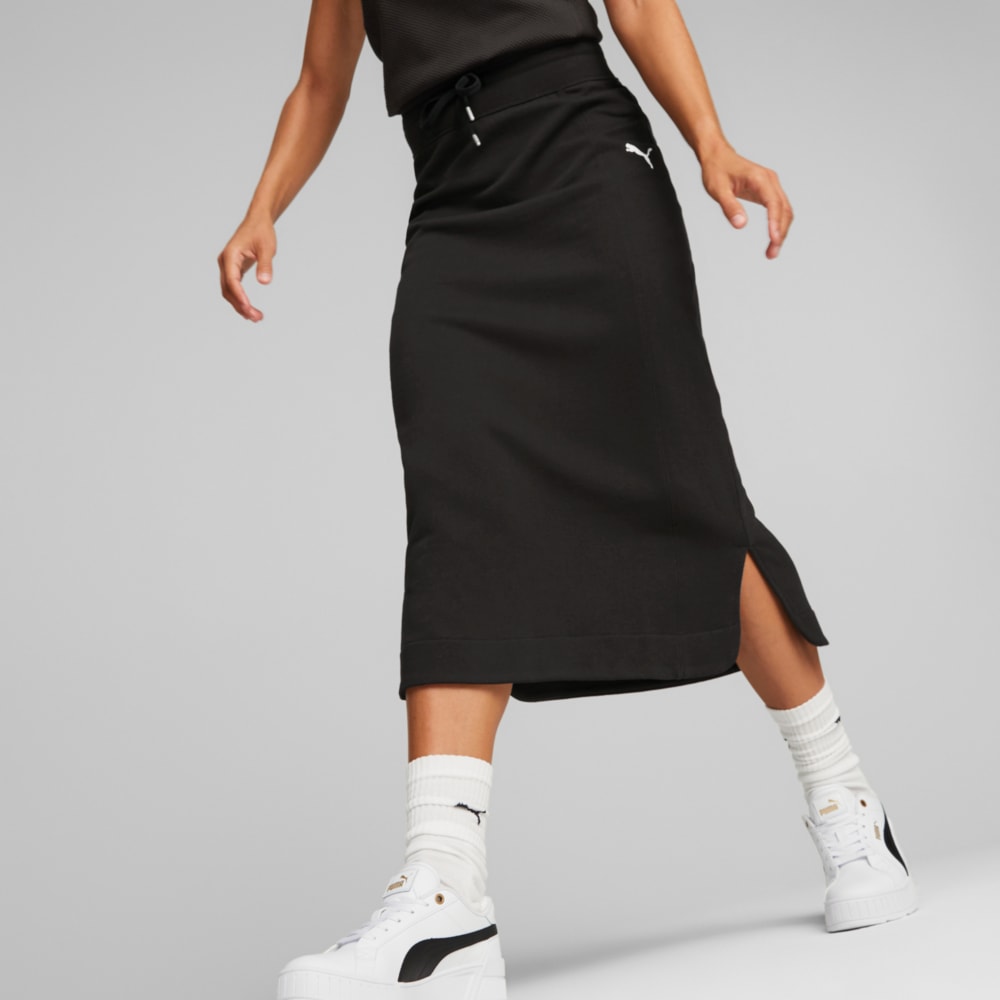 Изображение Puma Юбка HER High-Waist Skirt Women #1: Puma Black