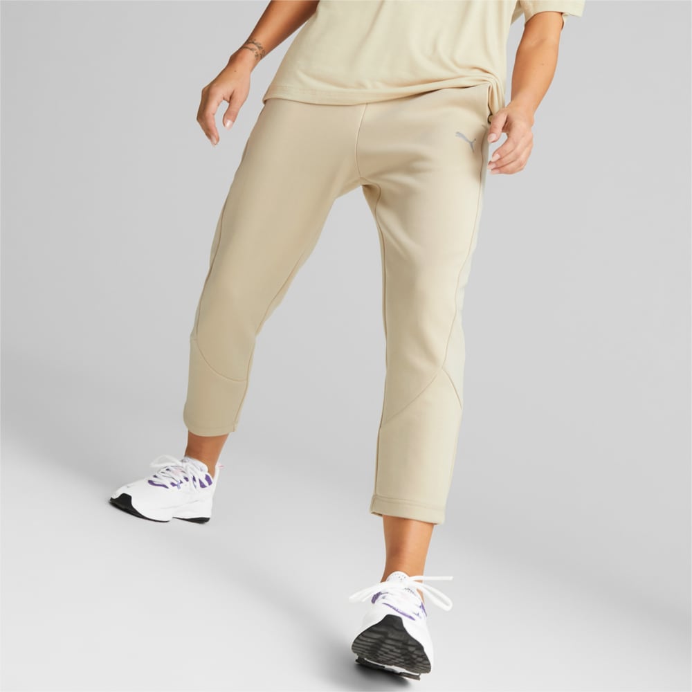 Зображення Puma Штани EVOSTRIPE High-Waist Pants Women #1: Granola