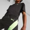 Изображение Puma Детские шорты PUMA Fit Woven Shorts Youth #3: Puma Black-Fizzy Lime