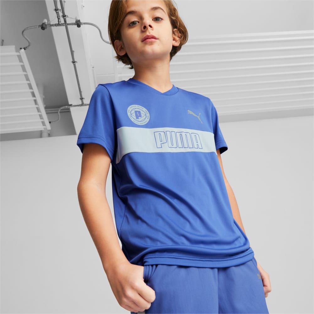 Изображение Puma Детская футболка Active Sports Graphic Tee Youth #1: Royal Sapphire