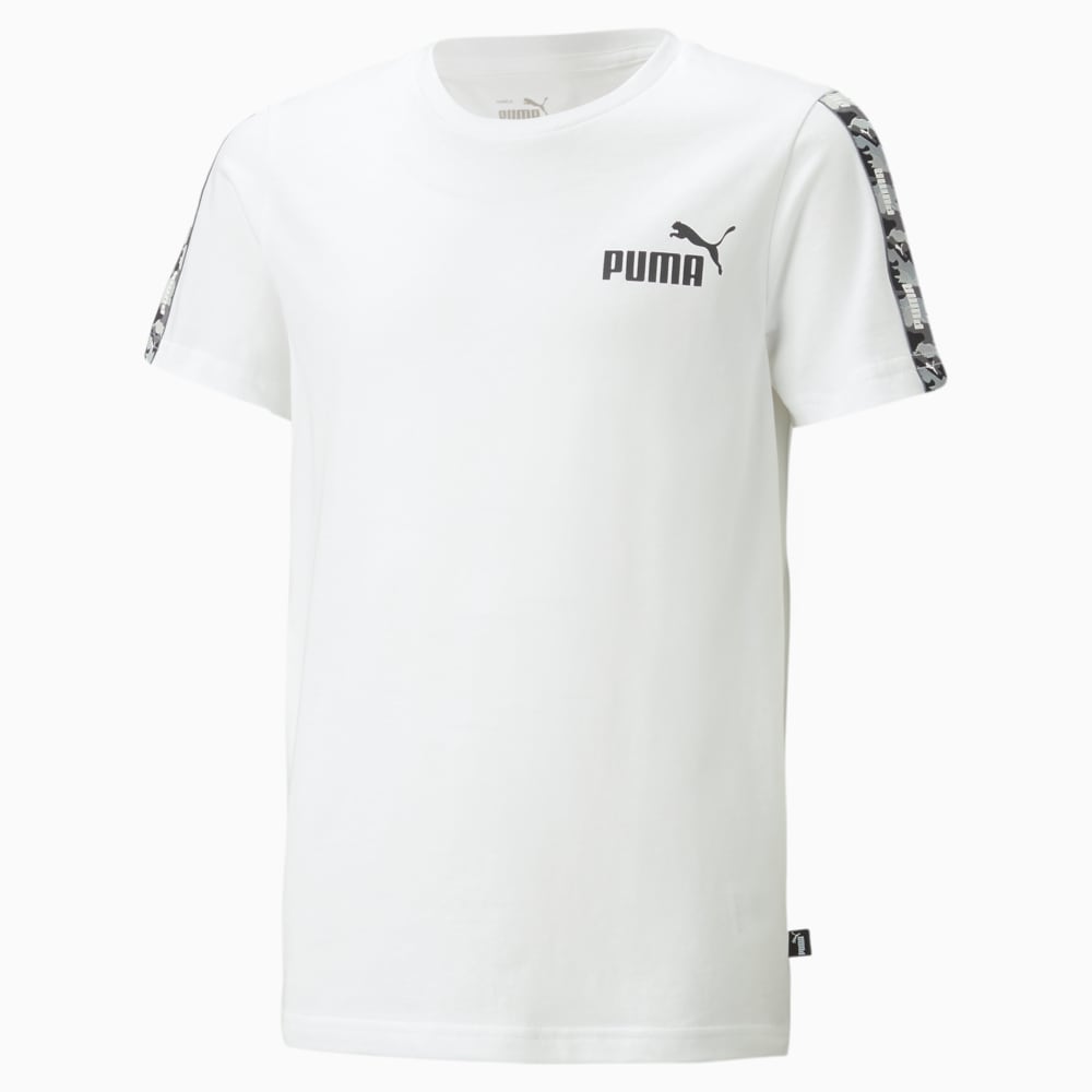 Зображення Puma Дитяча футболка Essentials Tape Camo Tee Youth #1: Puma White