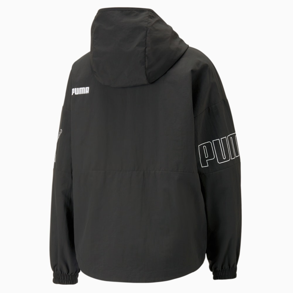 Puma black deals and white windbreaker