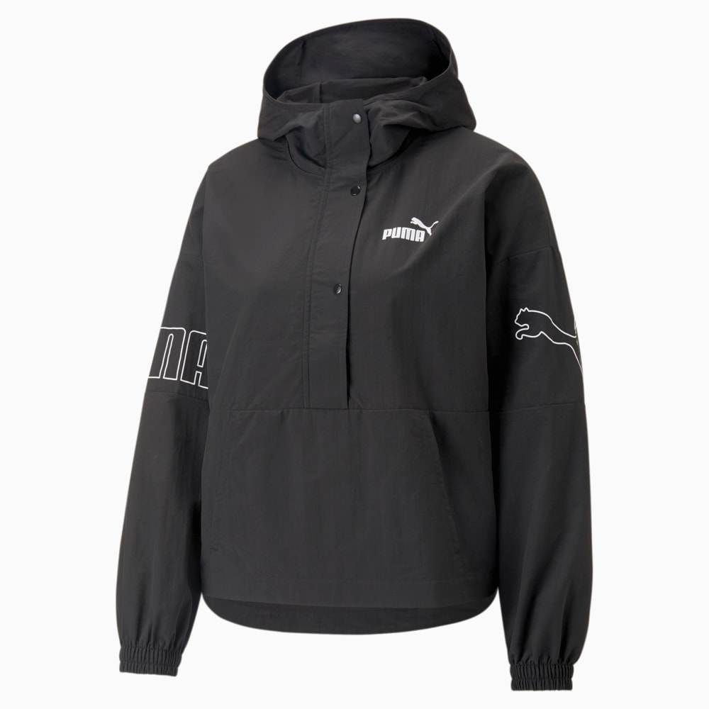 Зображення Puma Вітровка PUMA POWER Windbreaker Women #1: Puma Black