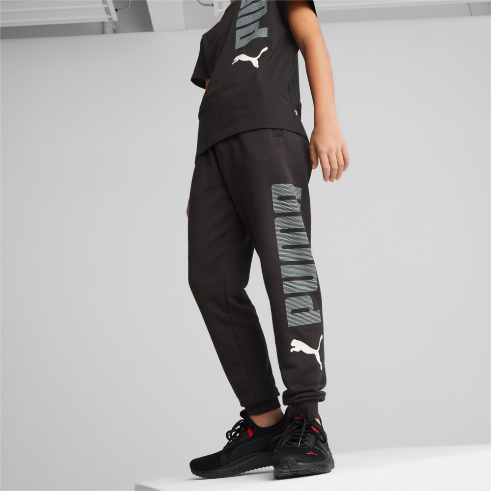 Зображення Puma Дитячі штани Essentials+ LOGOLAB Sweatpants Youth #1: Puma Black
