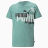 Изображение Puma Детская футболка ESS+ LOGO POWER Tee Youth #5: Adriatic