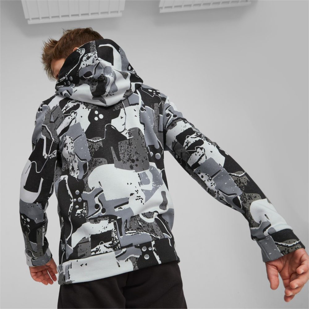 Зображення Puma Дитяча толстовка Essentials+ Street Art Printed Hoodie Youth #2: Puma Black