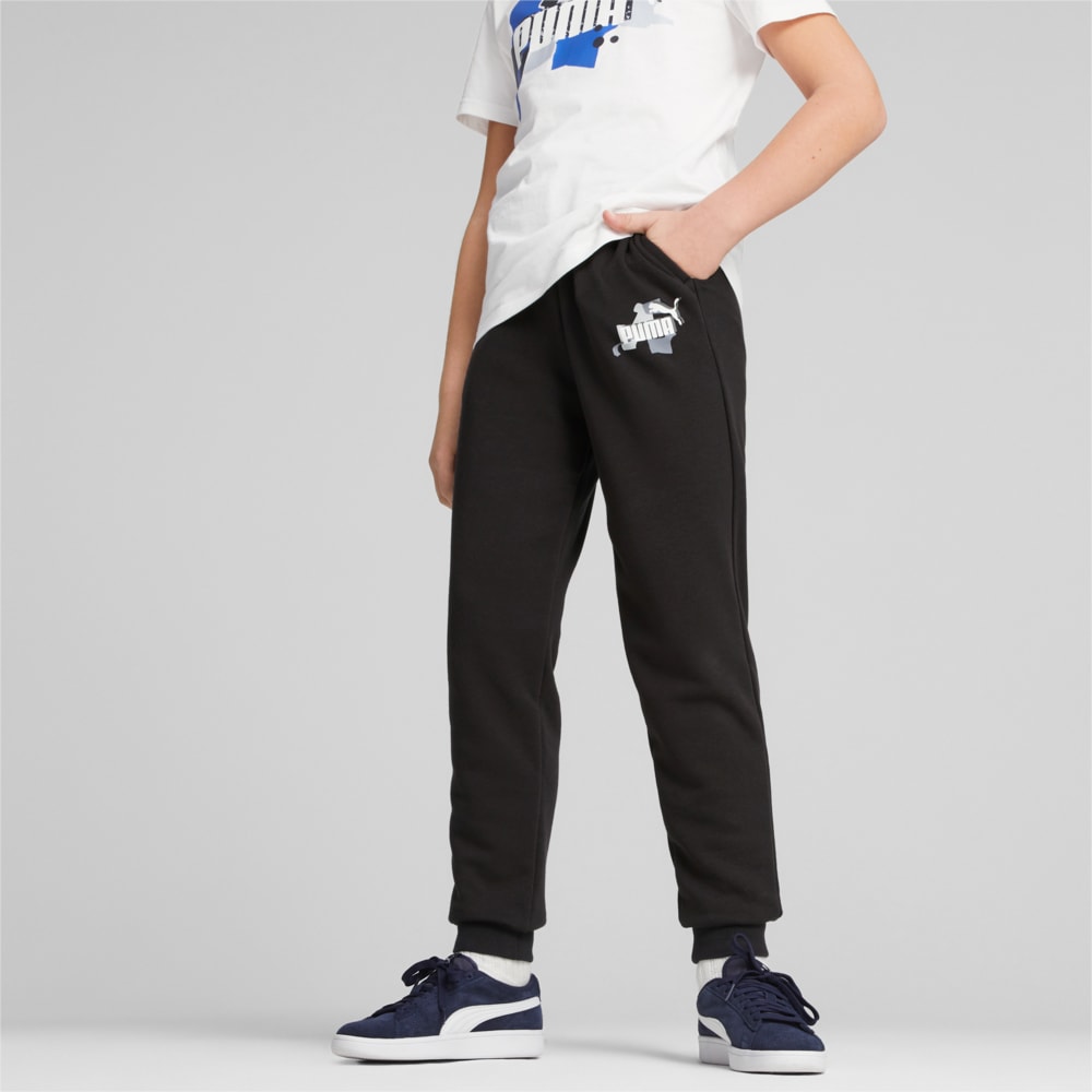 Image Puma Essentials+ Street Art Sweatpants Youth #1