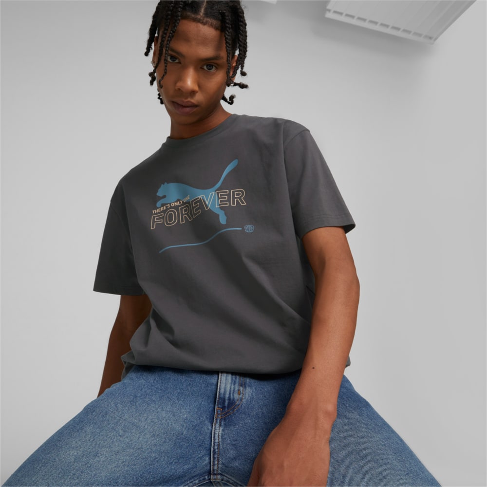 Görüntü Puma Better ESSENTIALS Grafik Baskılı Erkek Tişört #1