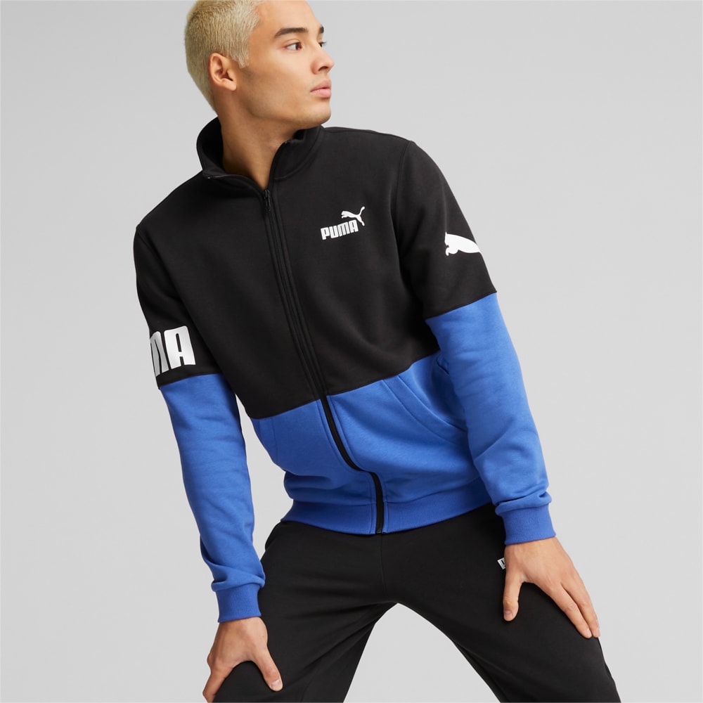 Зображення Puma Спортивний костюм PUMA POWER Sweatsuit Men #2: PUMA Black-Royal Sapphire