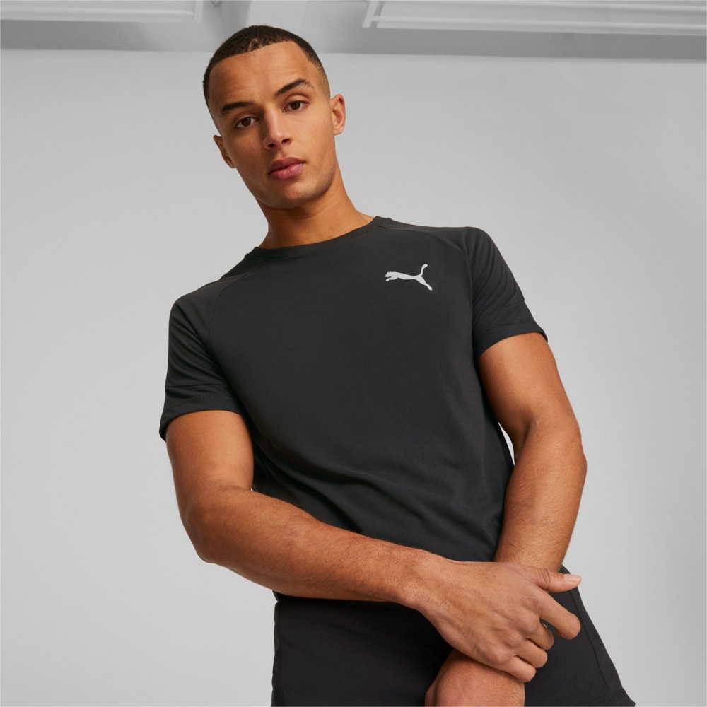 Изображение Puma Футболка EVOSTRIPE Tee Men #1: Puma Black