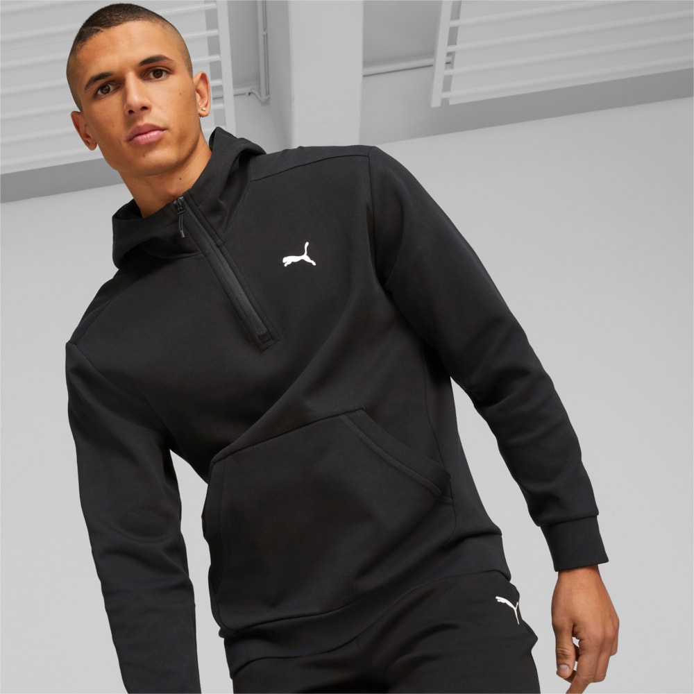 Изображение Puma Толстовка RAD/CAL Half-Zip Hoodie Men #1: Puma Black