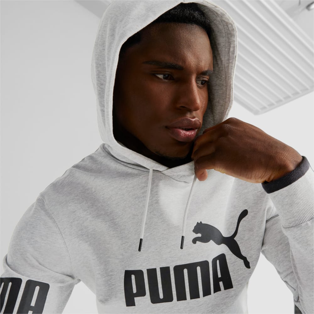 Изображение Puma Толстовка PUMA POWER Colourblock Hoodie Men #2: light gray heather