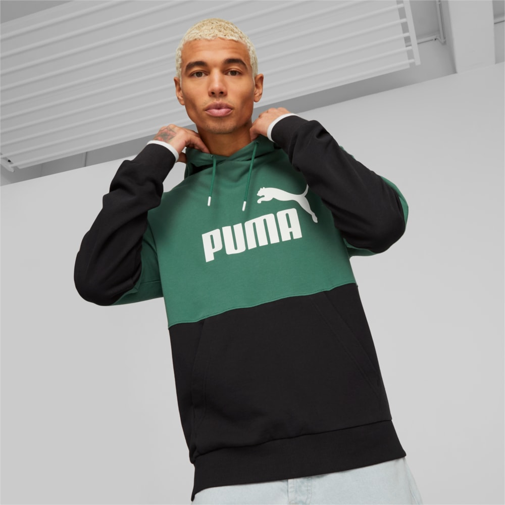 Изображение Puma Толстовка PUMA POWER Colourblock Hoodie Men #1: Vine