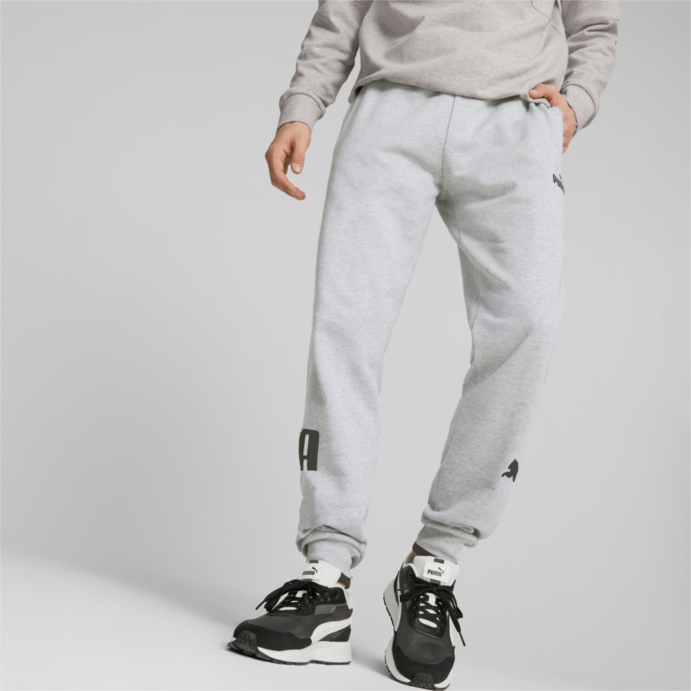 Изображение Puma Штаны PUMA POWER Sweatpants Men #1: light gray heather