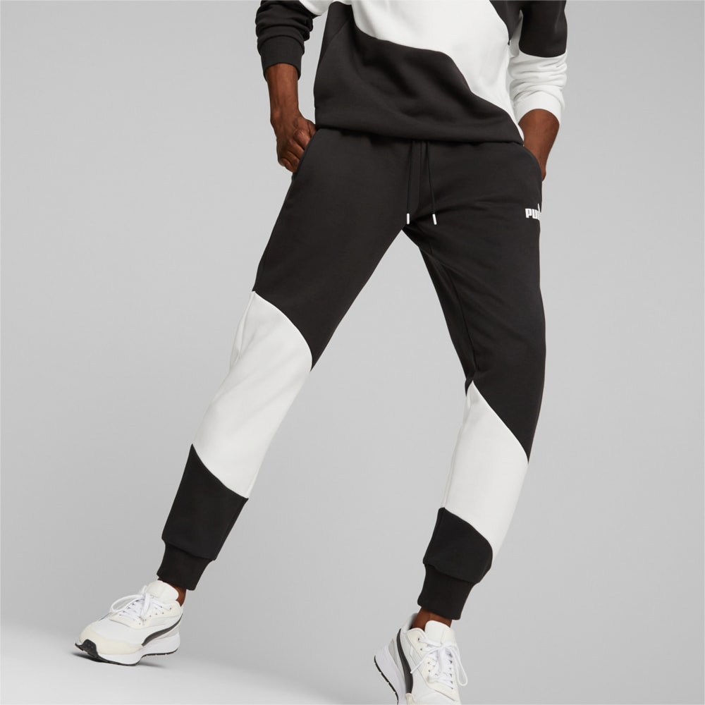 Изображение Puma Штаны PUMA POWER Cat Sweatpants Men #2: Puma Black