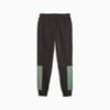 Изображение Puma Штаны Essentials Block Tape Sweatpants Men #7: PUMA Black-Eucalyptus