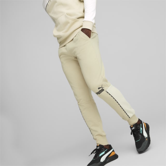 Image PUMA Calça de Moletom Essentials Block Tape Fleece Masculina