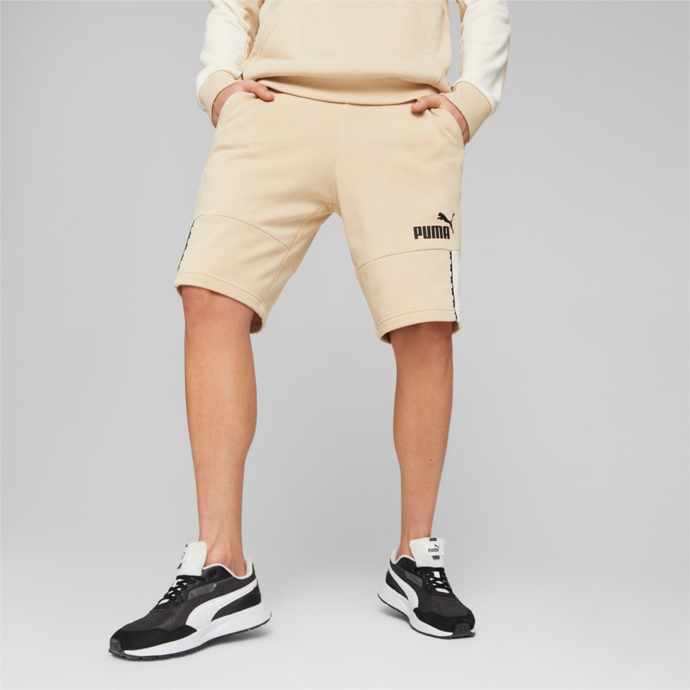 Image PUMA Shorts Essentials Block Tape Terry Masculino #1