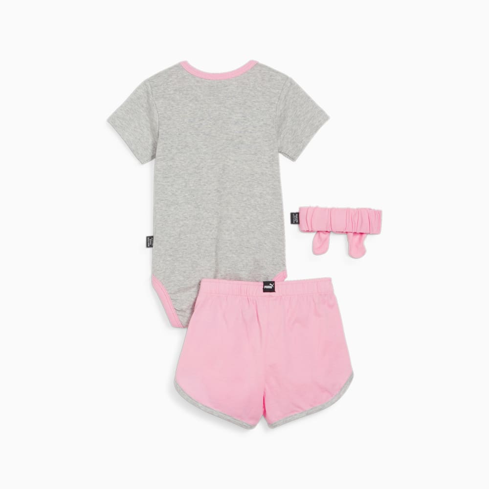 Изображение Puma Детский комплект Minicats Bow Newborn Set Baby #2: light gray heather