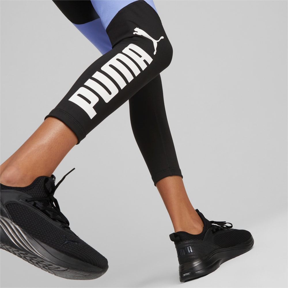 Изображение Puma Детские леггинсы Favourite High-Waist 7/8 Tights Youth #2: PUMA Black-Elektro Purple