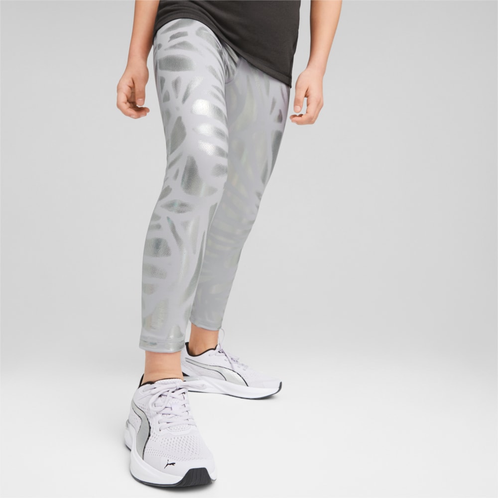 Зображення Puma Дитячі легінси NOVA SHINE Printed Leggings Youth #1: Spring Lavender