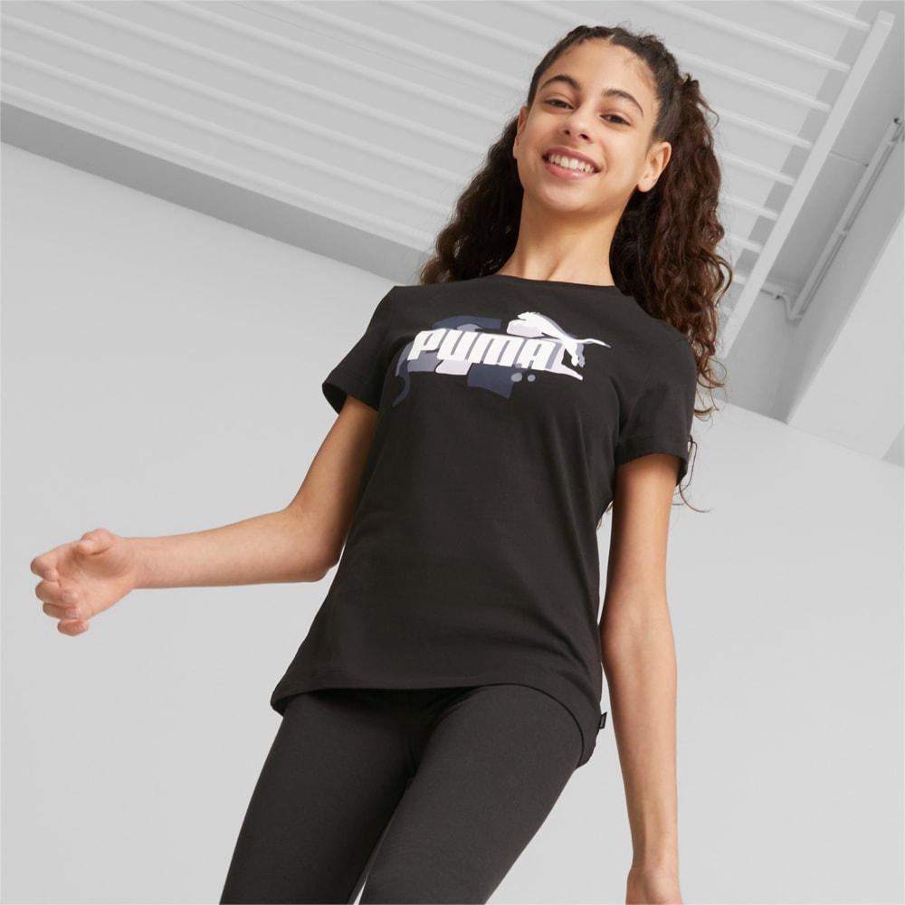 Image Puma Essentials+ STREET ART Logo Tee Youth #1