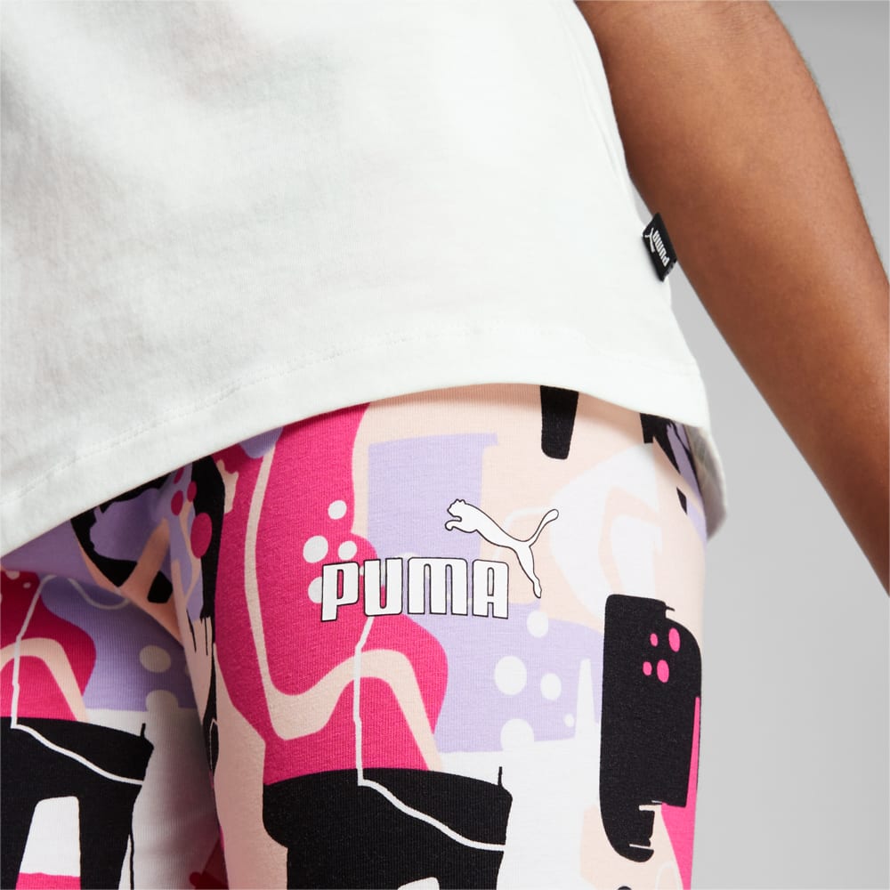 Изображение Puma Детские леггинсы Essentials+ STREET ART Printed Leggings Youth #2: Orchid Shadow