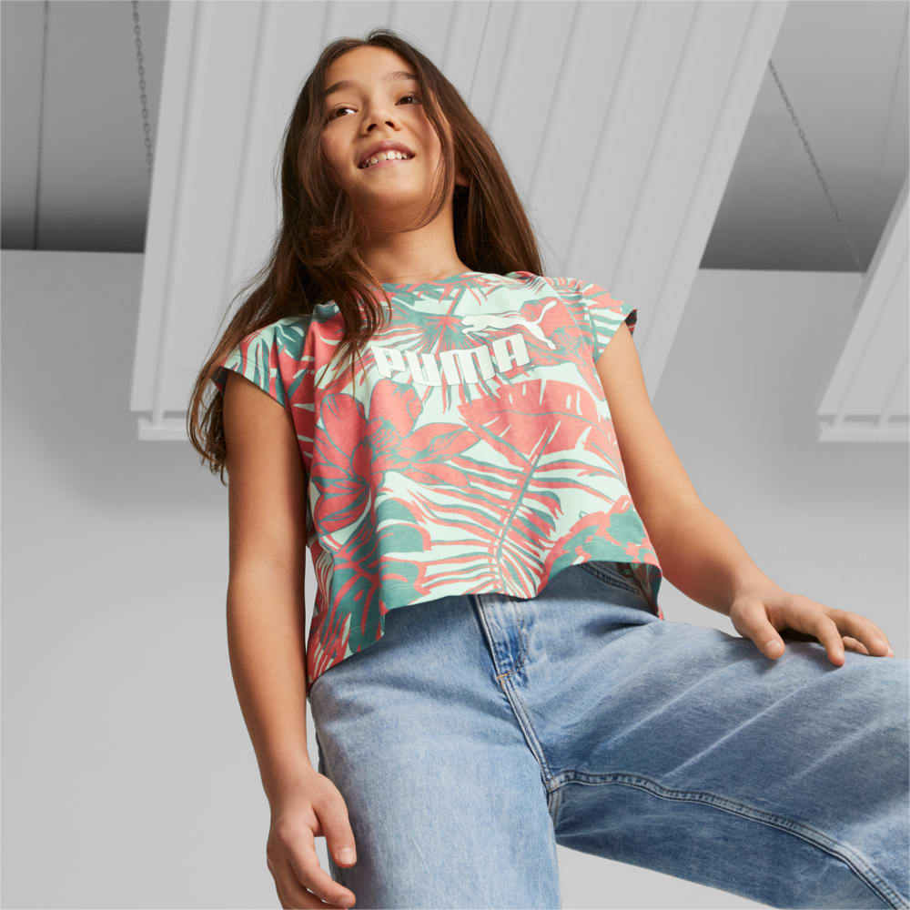 Image PUMA Camiseta Essentials+ Printed Sleeveless Juvenil #1