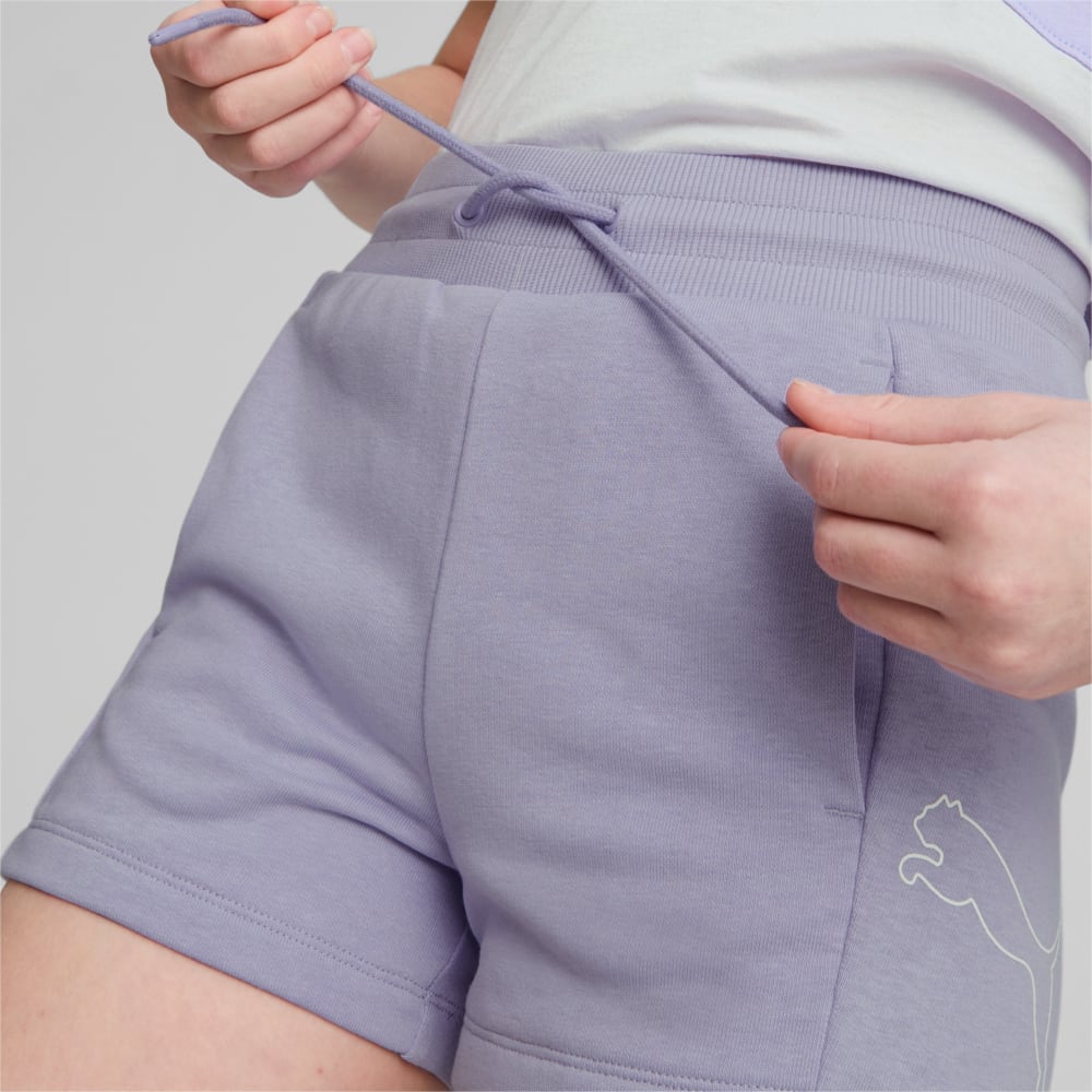 Изображение Puma Детские шорты PUMA POWER High-Waist Shorts Youth #2: Vivid Violet