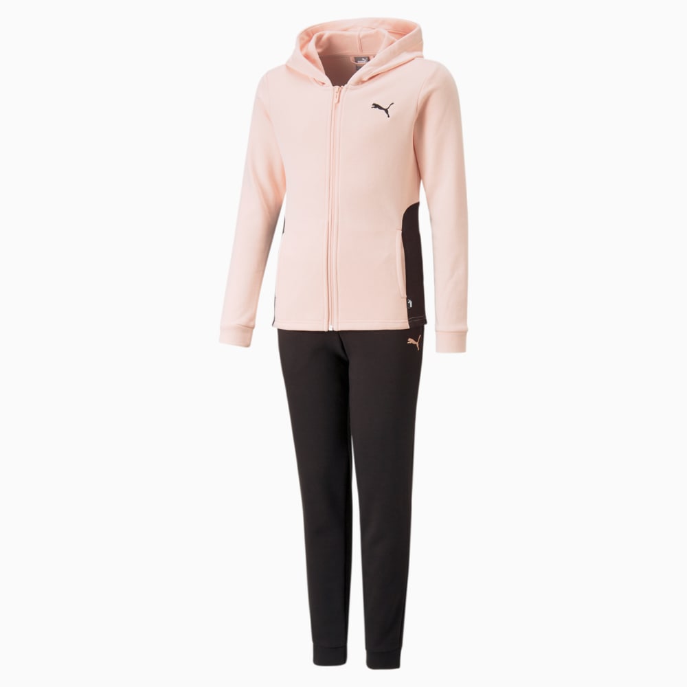 Puma hooded tracksuit junior outlet