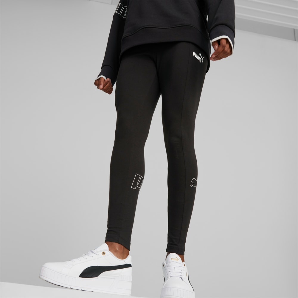 Зображення Puma Легінси PUMA POWER Colourblocked Leggings Women #1: Puma Black