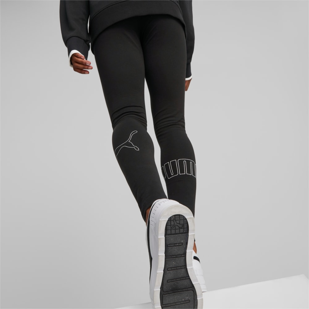 Изображение Puma Леггинсы PUMA POWER Colourblocked Leggings Women #2: Puma Black