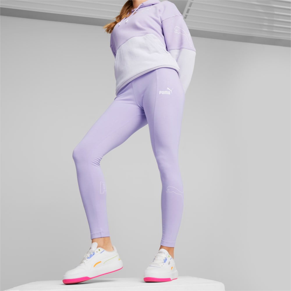 Зображення Puma Легінси PUMA POWER Colourblocked Leggings Women #1: Vivid Violet