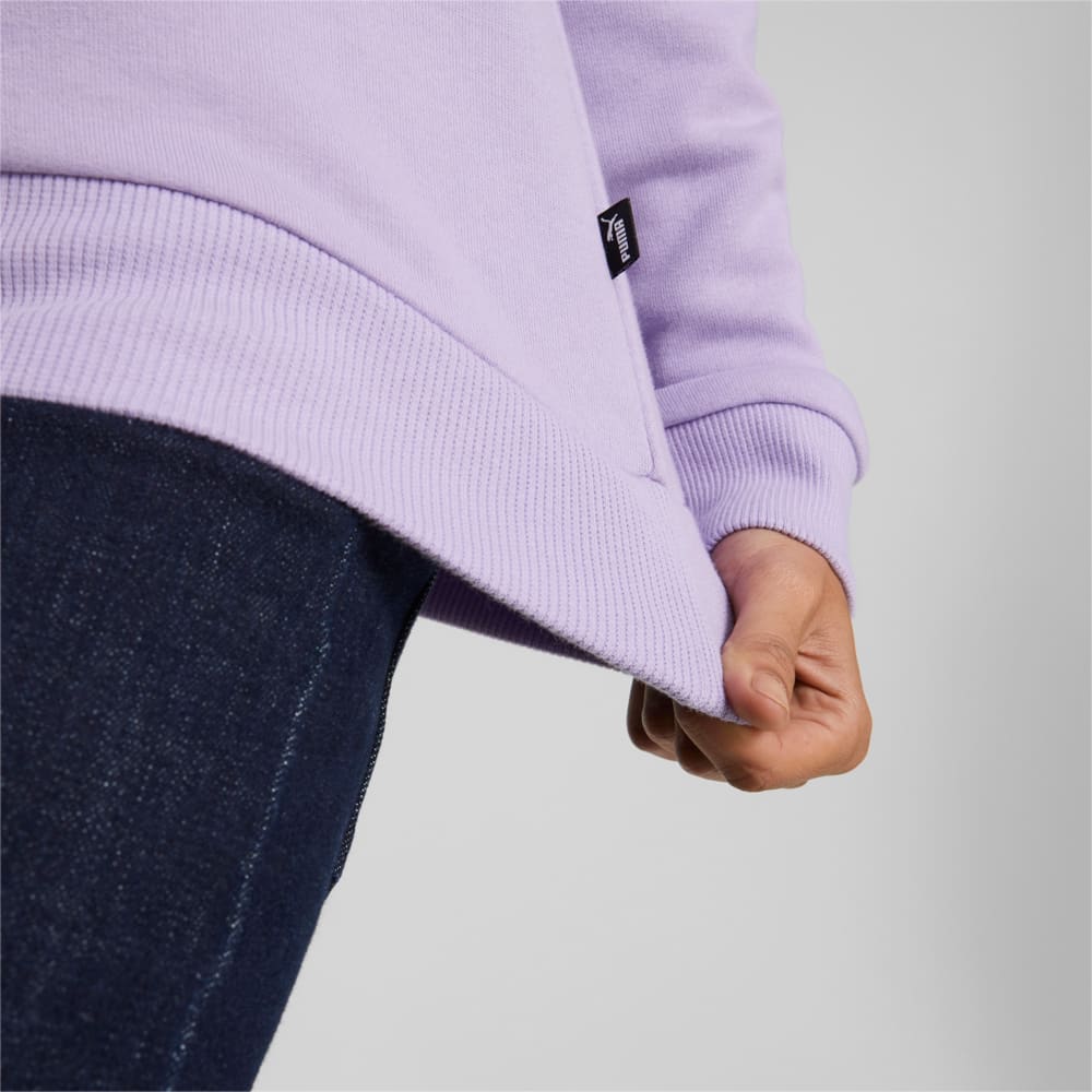 Image PUMA Moletom Essentials+ Metallic Logo Crew Neck Terry Feminina #2