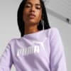 Image PUMA Moletom Essentials+ Metallic Logo Crew Neck Terry Feminina #5