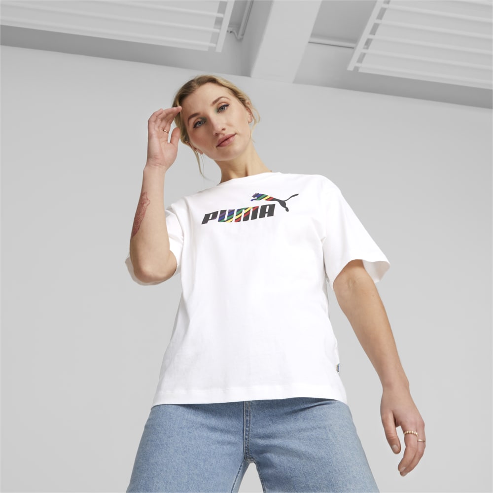 Image PUMA Camiseta Essentials+ LOVE IS LOVE Feminina #2